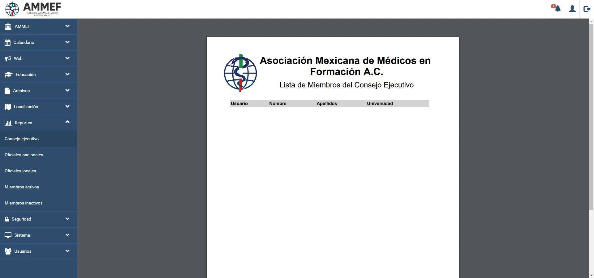 Member Management Platform at AMMEF — image 4 of 5